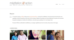 Desktop Screenshot of meditation-et-action.com